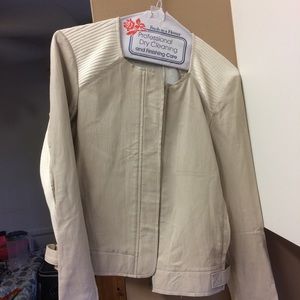 Petit Ivory lamb leather